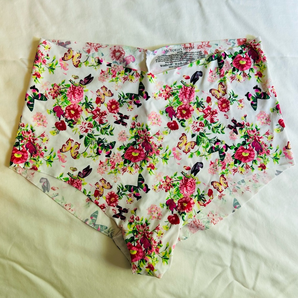 Floral Print High-Waist Briefs